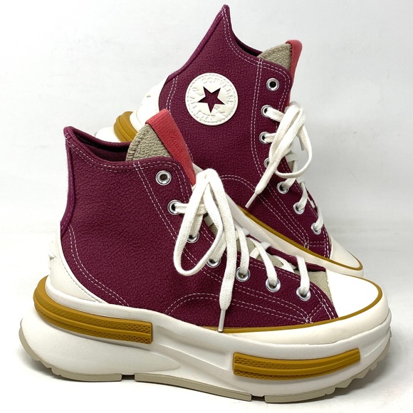 Converse Shoes - Converse Run Star Legacy CX Platform Shoes Women's Cherry Knit High Top A03053C